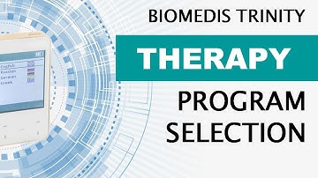 Program Selection. BIOMEDIS TRINITY.