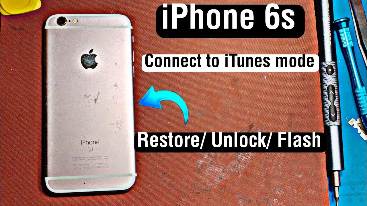 How To Fix iPhone 6s/6 Connect Disable to iTunes mode problem Fix