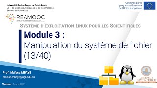 Details UGB Linux Module 3 12 Renommage et déplacement de fichiers : mv Update