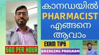 How to become a pharmacist in Canada | Exam tips | bridging | fees | Malayalam vlog