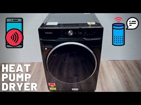 Samsung  AI 10KG Clothes  Dryer Wifi Setup With  Alexa & Google Home