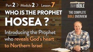 Who is the Prophet Hosea? - God