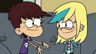Sam kissing Luna on the cheeks for 10 minutes