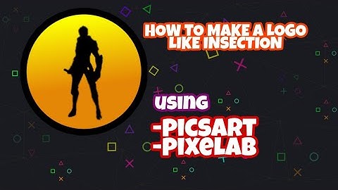How to make a logo like INSECTION using 2 apps|MOBILE LEGENDS