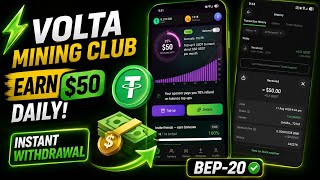 Volta Mining Bot Review | USDT Earning & Payment Proof | Telegram Bot | How to Earn from Telegram!