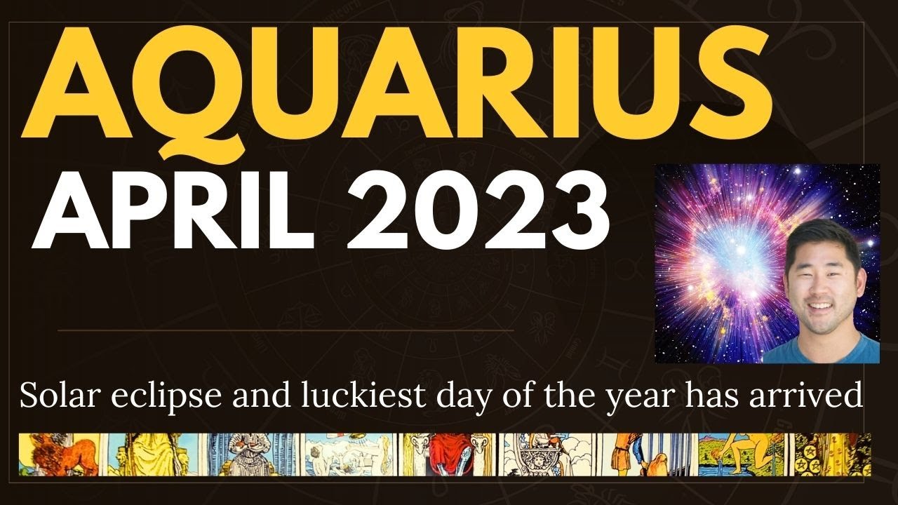 Aquarius April 2023 Your BEST Monthly Reading EVER 💥🍾 ♒️ Aquarius