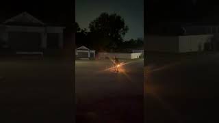 Little guy launches his space career. #launch #fireworks #250 #freedom #4thofjuly #mortar #lightshow