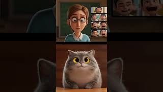 This Cat Crashed a Zoom Class… And Got Promoted   #kidsshorts #cuteanimals #funny #funnyanimals