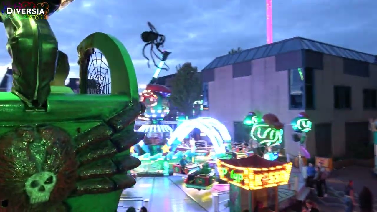 Haunted Mansion ON-RIDE POV - VERY GOOD traveling DARK RIDE with SUSPENDED GONDOLAS - Kermis Best