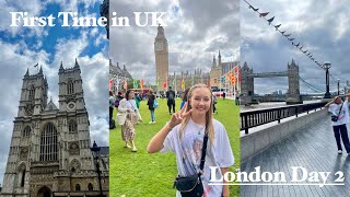 American's First Time in the UK: London Day 2 | Buckingham palace, Big Ben, Windsor Castle