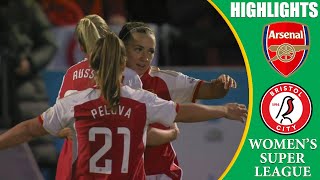 Arsenal vs Bristol City || HIGHLIGHTS || FA Womens Super League 2024