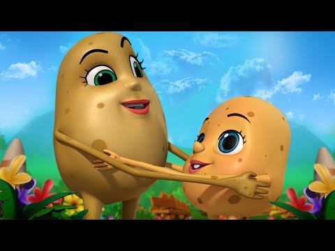 బంగాళదుంప ఈ రోజు రంగుల ఆట ఆడుకుందామా - Colour Song | Telugu Rhymes for Children | Infobells