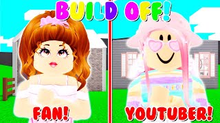 Noob Vs Pro Gingerbread House Build Off Challenge On Bloxburg Roblox - noob vs pro basement build challenge on bloxburg roblox roblox