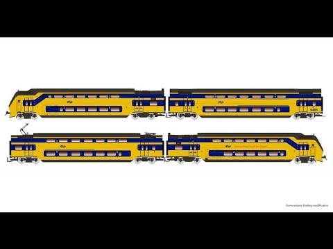 LIMA  オランダ国鉄 NS VIRM 電車4両セット LIMA オランダ国鉄 NS VIRM 丸けれ 電車4両セット