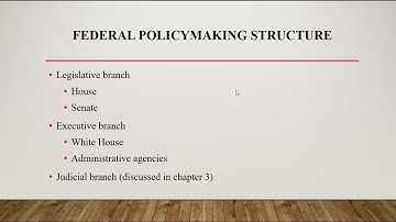HSA 6152   Vdeo Lecture for Chapter 2   Policy and Policymaking Process