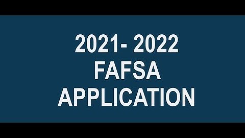 FAFSA 2021-2022 Parent Demographics