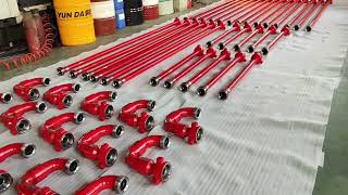 21502 swivel joint pup joint flow line treating iron for surface well testing fracturing