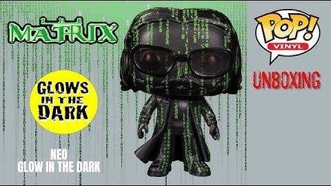 Neo Glow In The Dark Funko Pop Vinyl The Matrix Resurrections GITD Special Edition Exclusive