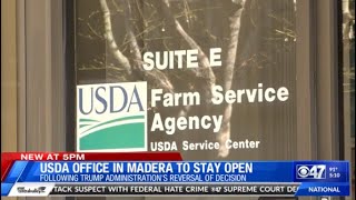 VICTORY for California | Rep. Jim Costa and Senator Adam Schiff Prevent Closure of 8 USDA Offices