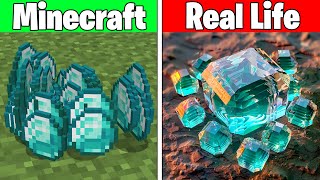 Realistic Minecraft | Real Life vs Minecraft | Realistic Slime, Water, Lava #423