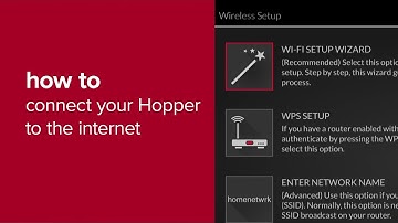 How to Connect Your Hopper to the Internet
