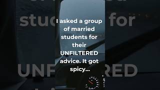Unfiltered Advice from Married Students ☕️ (Can you guess the university? 👀)