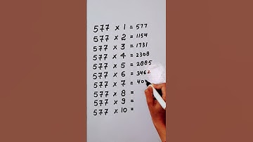 Write the Table of 577 in 15 second only..#maths #mathshack #mathstricks ‎@study_care0 
