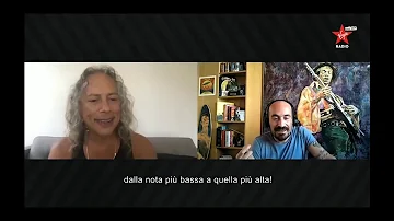 Kirk Hammett Interview For Radio Station  Virgin Italia   Part 1/3