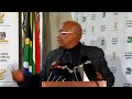 Home affairs minister motsoaledi briefs media on the amended immigration regulations