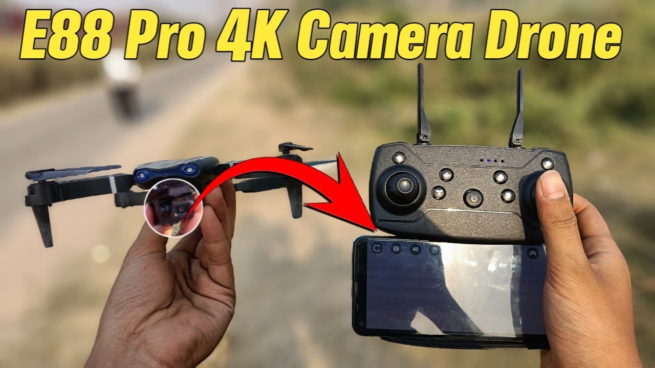 E88 Pro 4K Dual Camera Drone Flying | E88 Drone Camera Test | E88 Pro ...