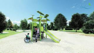 J56004 – Jeux multifonctions – Arbre Ka&rsquo;Yop Inclusif Proludic