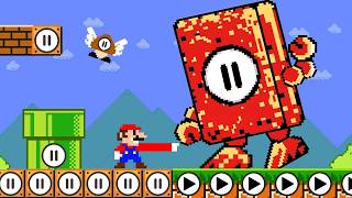 Super Mario Bros. But Every Snap Mario Makes Freezes Time! ADN MARIO GAME
