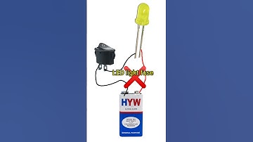 #shorts 9 volt battery 5 volt LED Kaise jalayen