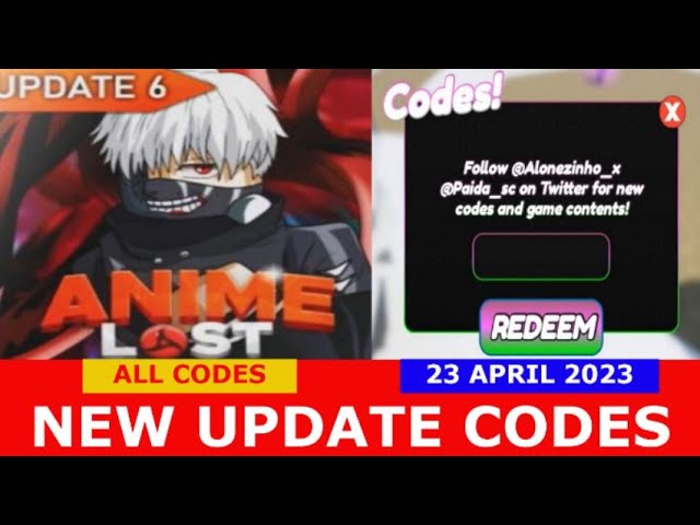 ALL NEW *SECRET CODES* IN ROBLOX ANIME LOST SIMULATOR ( new codes in roblox Anime  Lost Simulator ) 