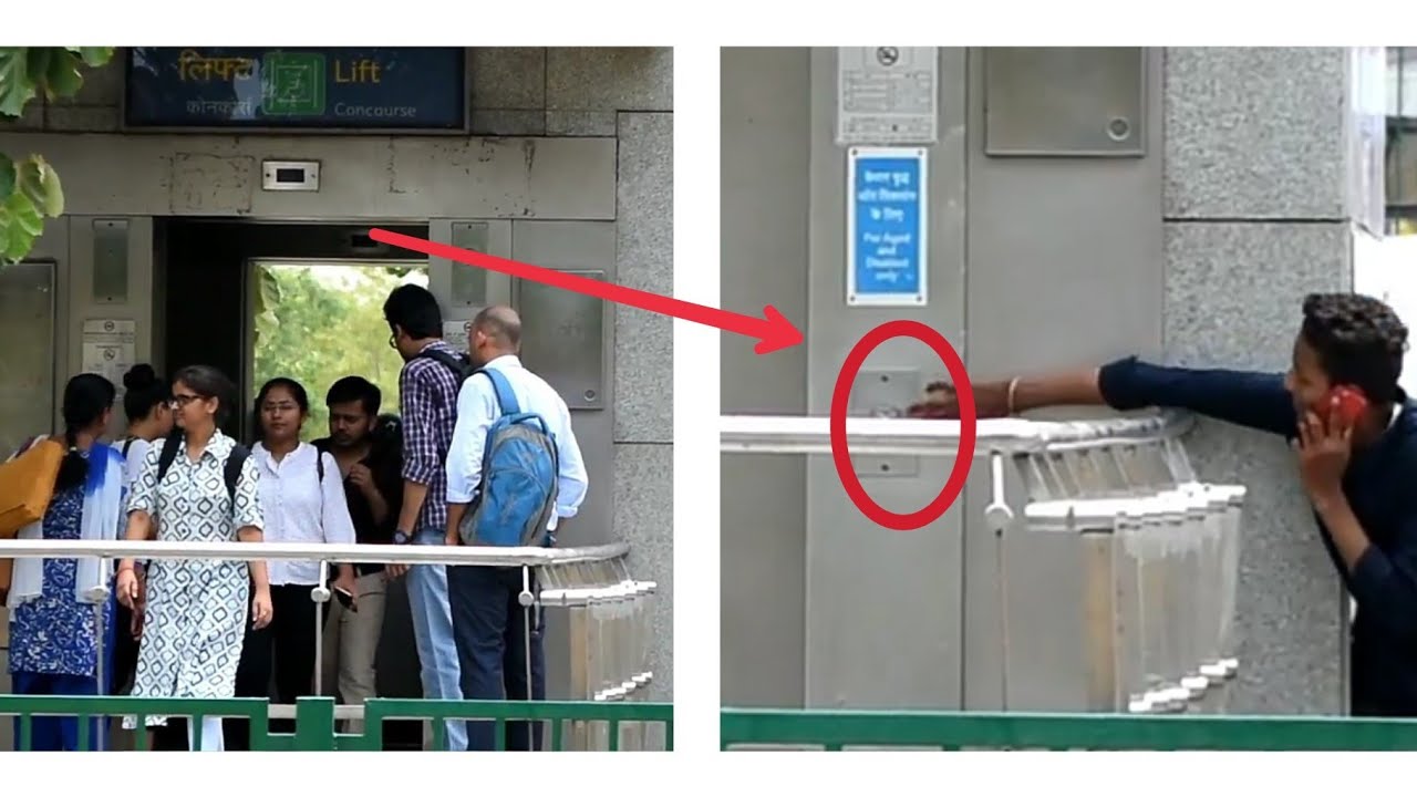 Elevator Prank Annoying people in Elevator, lift Dilliwale pranks