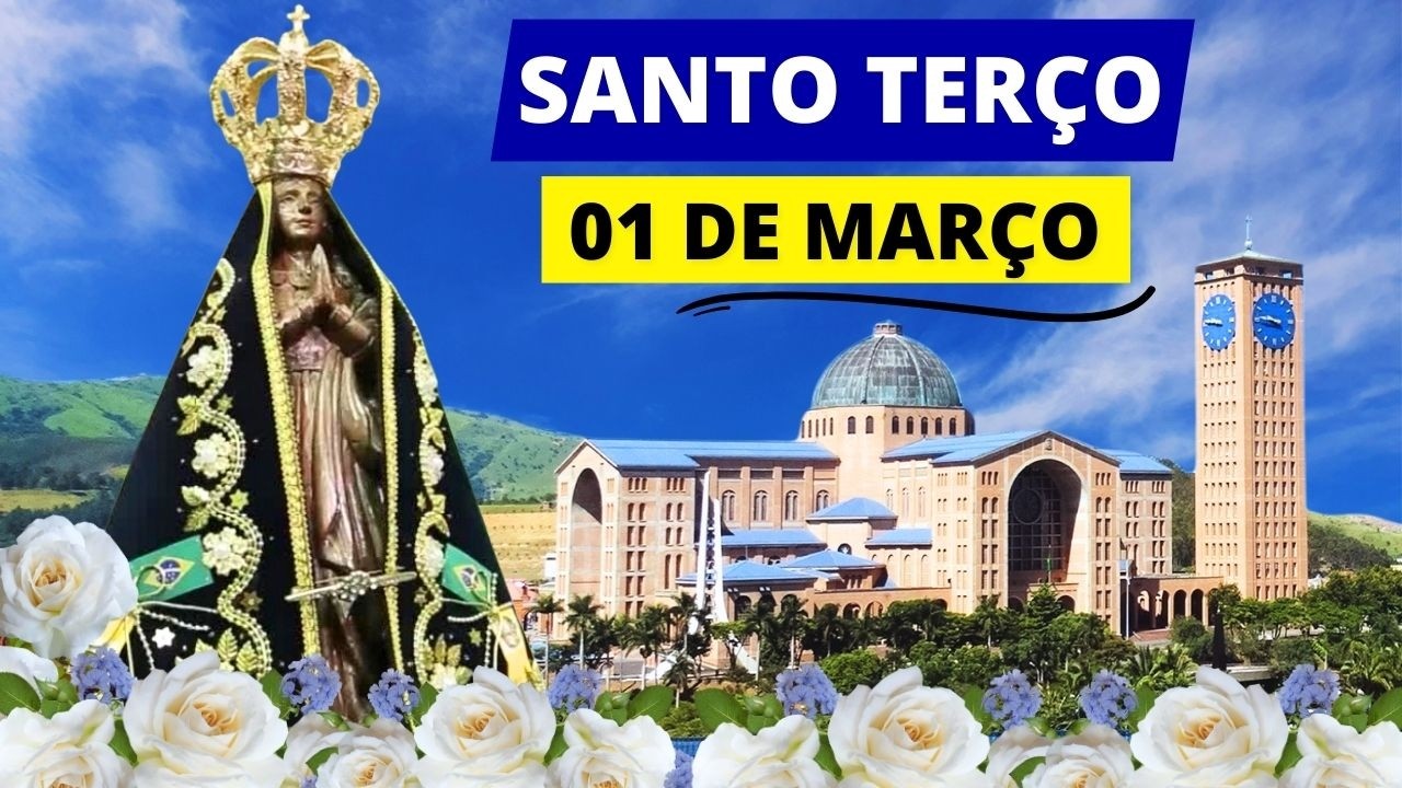 SANTO TERÇO DE HOJE - 01/03/2026 | MISTÉRIOS GLORIOSOS | 2º DOMINGO DA QUARESMA