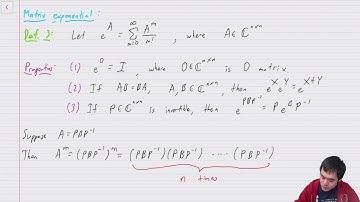 MATC58 Lec 4.X: matrix exponential