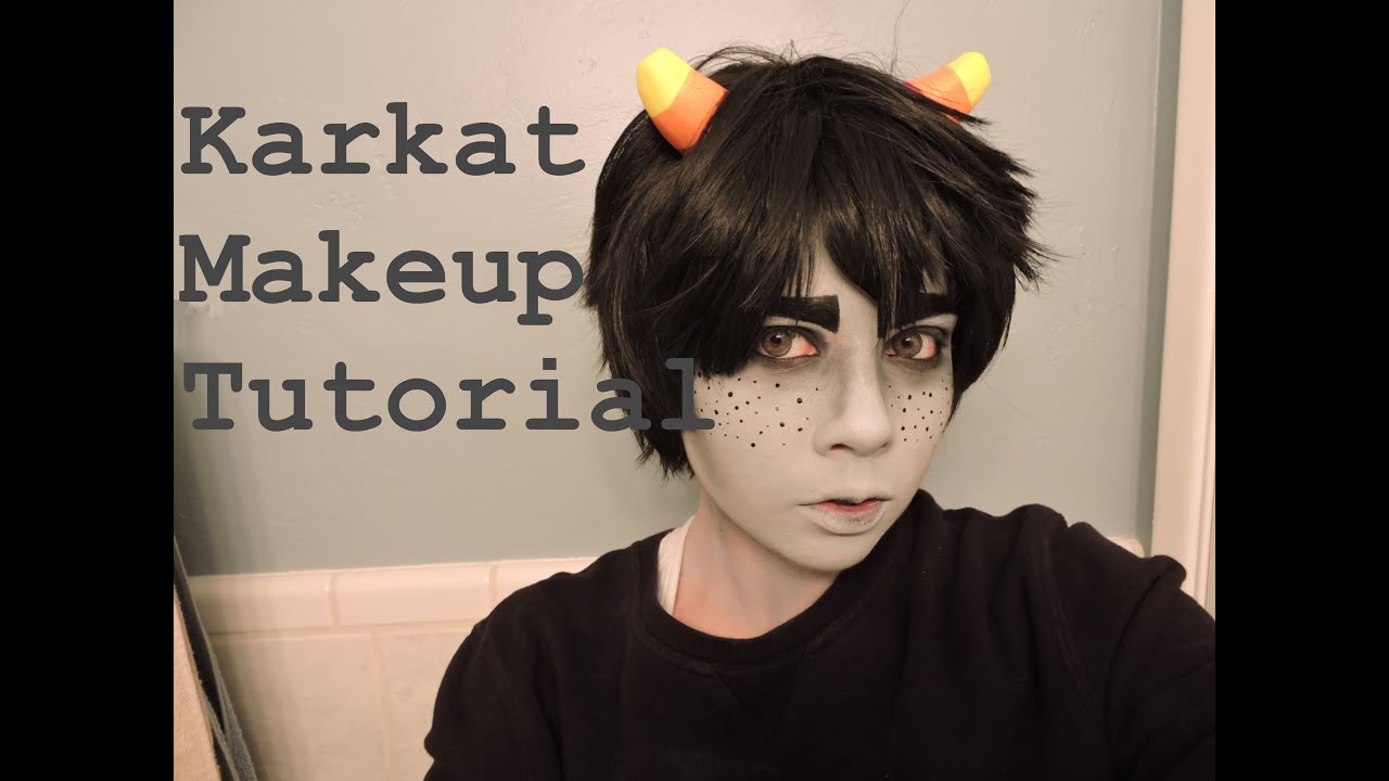 Homestuck Karkat Vantas Makeup Tutorial YouTube