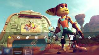 Ratchet and Clank PS4 static theme (Free)