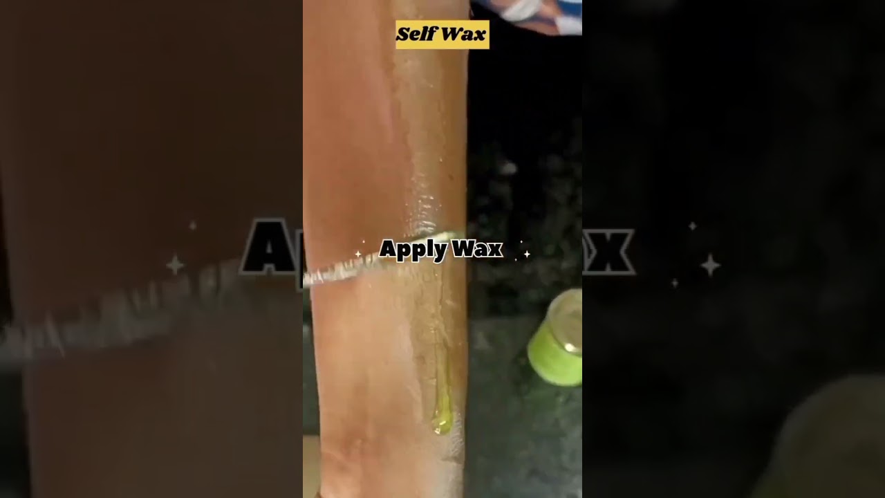 How to remove hand hair at home /wax(hand)at home /