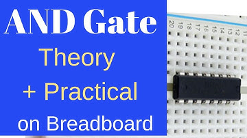 AND Gate Practical on breadboard