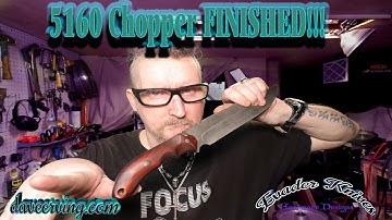 5160 Chopper FINISHED!!! (cocobolo handles 2018)