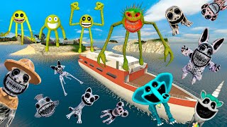 🚢 Island Cursed Innyume Smiley's Stylized Zoonomaly Monsters Poppy Playtime 3 Spartan Kicking Gmod