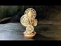 UGEARS Steampunk clock  Assembly　how to make [subtitles]