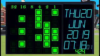 24 MINUTES STOPWATCH TRIAL RANDOM EPISODE 4 Binary Calendar Year 2000-2063) Time right now