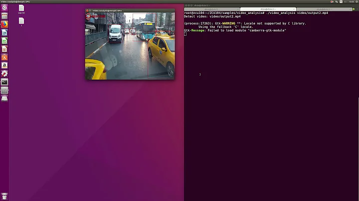 ZCU104 Video Analysis Freezing Problem - DNNDK V2.08