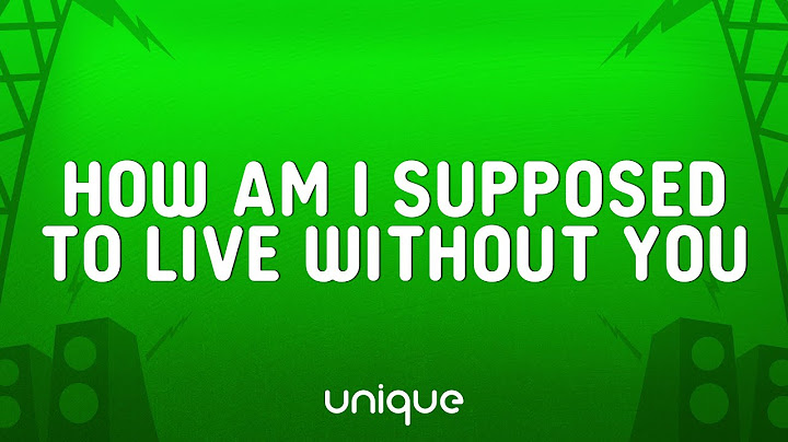 Michael Bolton - How Am I Supposed To Live Without You (Lyrics)