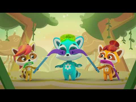 🦝 The Raccoon Band | Episode 50 HOCKEY STICK 🏑 | Fun Songs, Music Box Magic & Musical Learning