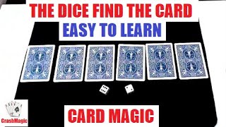 The Two Dice Location Card Trick Performance and Tutorial
