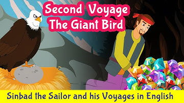 Sinbad Second Voyage : The Giant Bird | Sinbad the Sailor and his Voyages | Pebbles Kids Stories